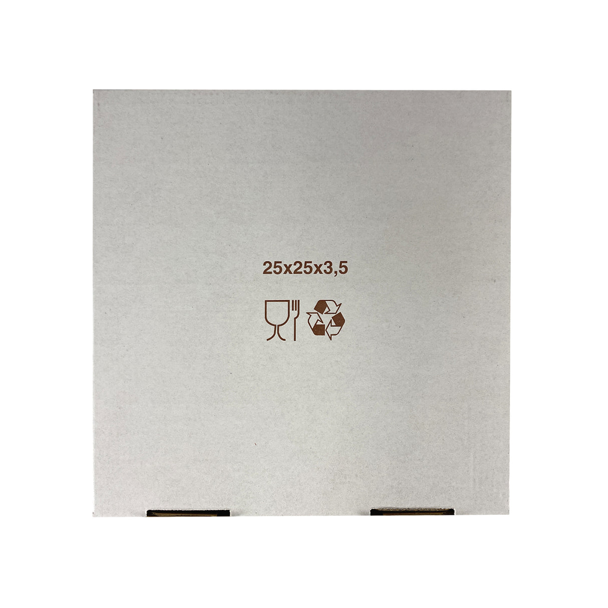 Cutie pentru pizza, alba 25x25 cm, (100 buc/set)