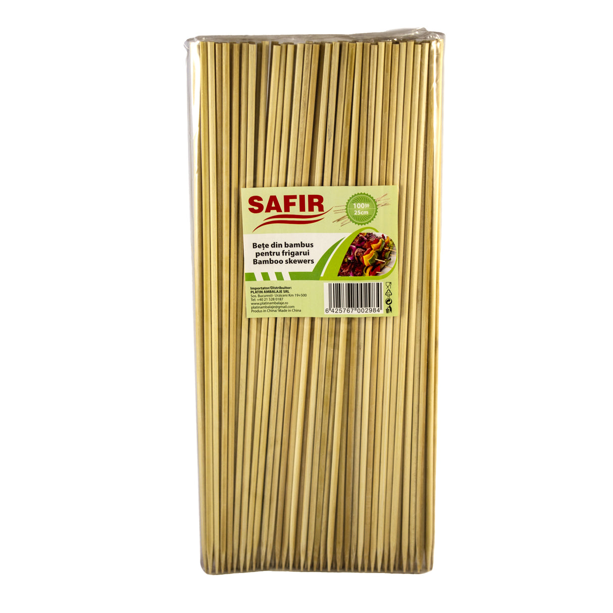 Bete pentru frigarui, din bambus, 25 cm, (100buc/set)