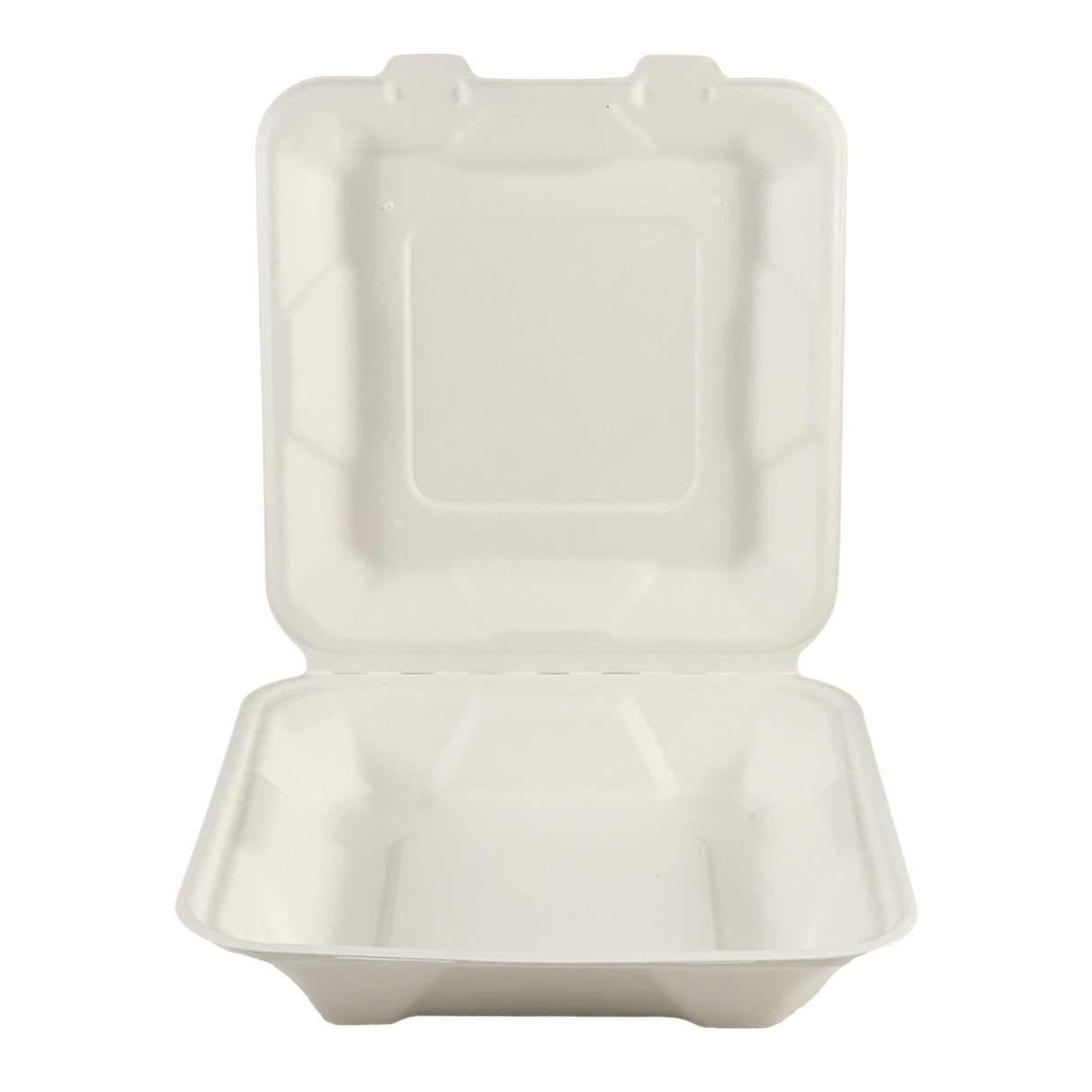 Caserola meniu, biodegradabila, 1 compartiment, 20x20x7 cm, (50buc/set)