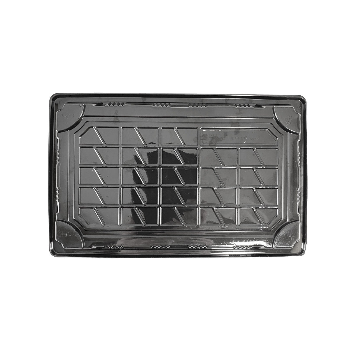 Caserola pentru sushi cu capac transparent, 21x13 cm, (100 buc/set)