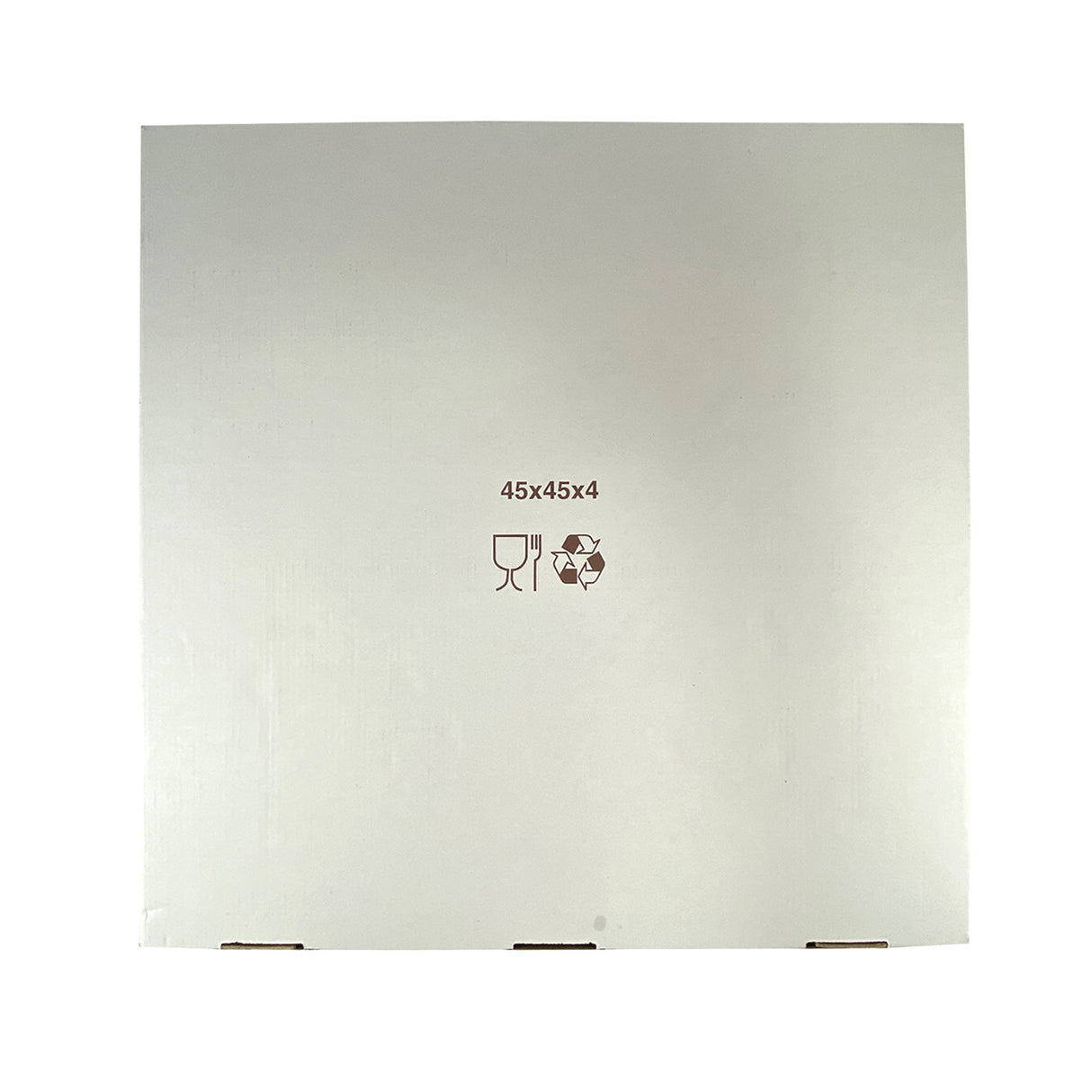 Cutie pentru pizza, alba 45x45 cm, (100 buc/set)