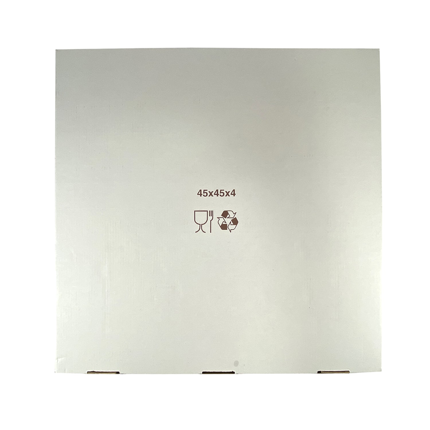 Cutie pentru pizza, alba 45x45 cm, (100 buc/set)