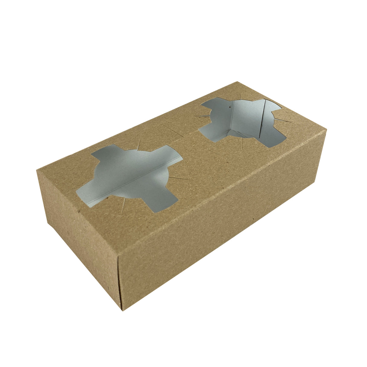 Suport pentru 2 pahare, din carton, maro