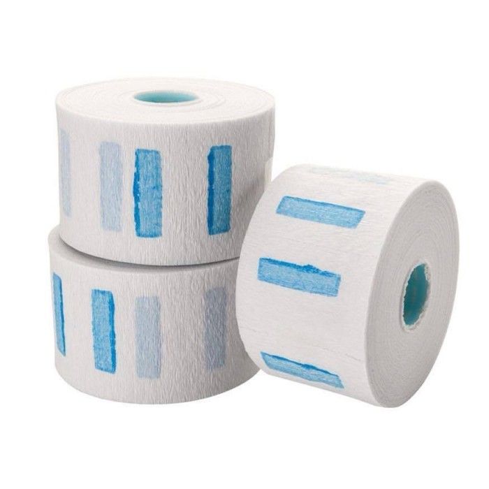 Guler hartie gofrata pentru frizerie sau coafura PRIMA (5 role x 100 benzi)