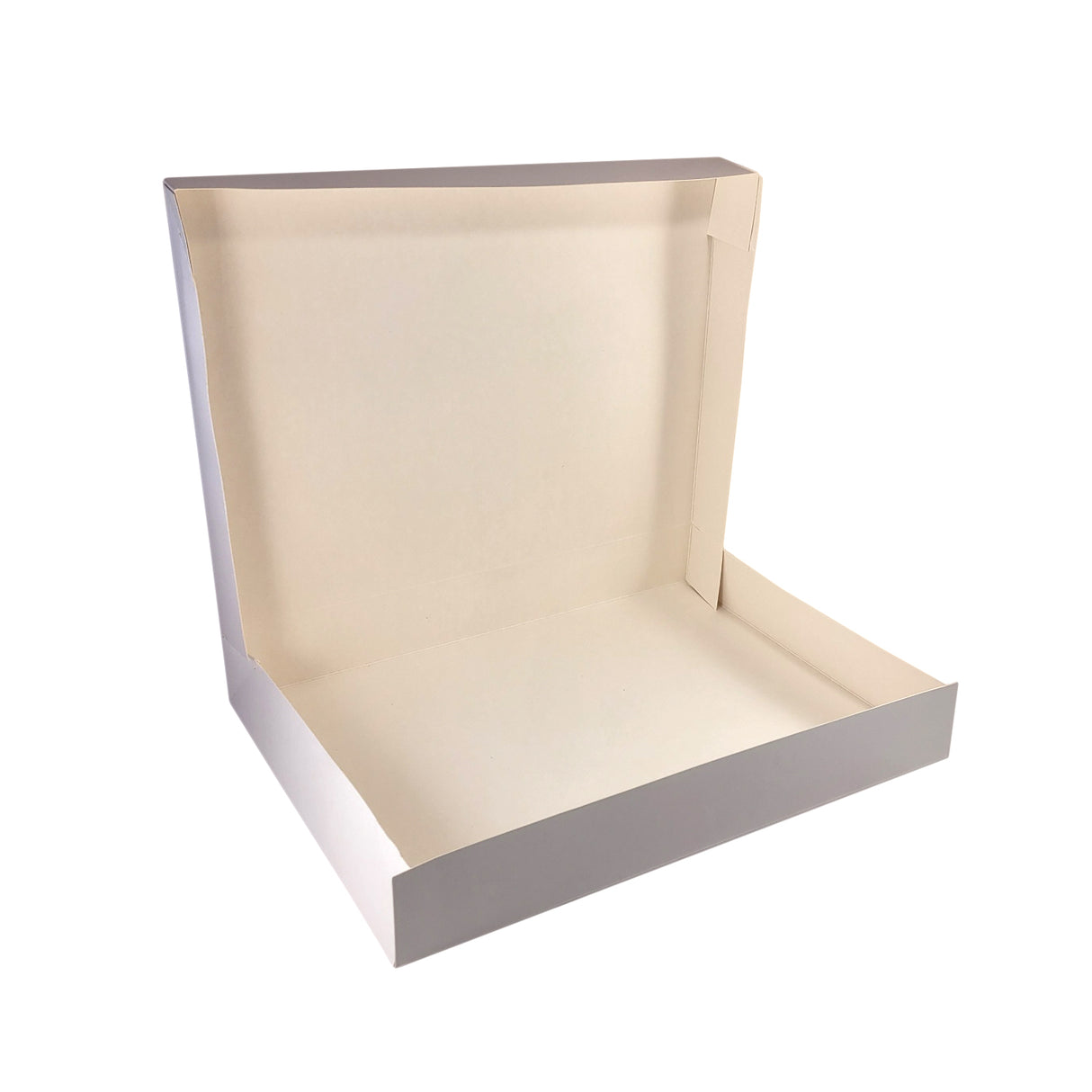 Cutie pentru prăjituri, BLANC, cu capac atașat 43x33x6 cm