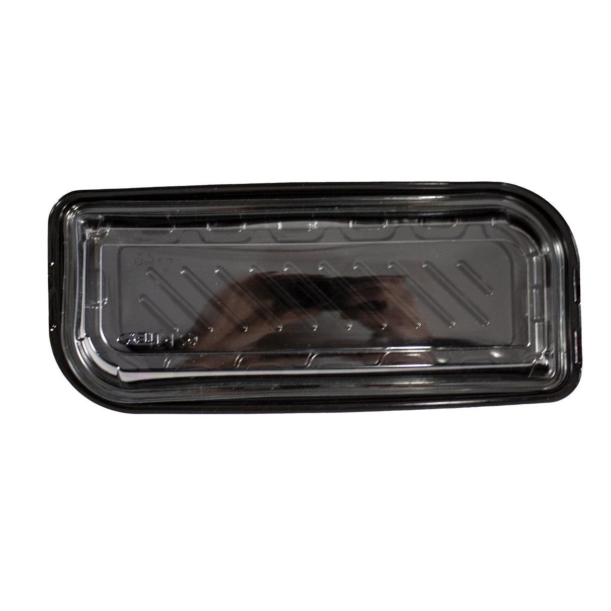 Caserolă cu capac transparent, negru, 500 cc, (50buc/set)