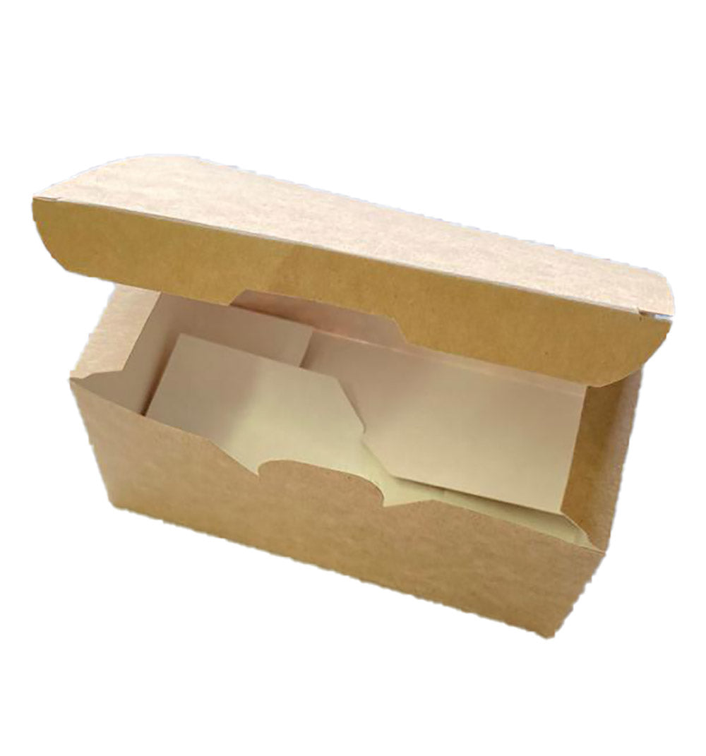 Cutie pentru catering, RIDA, kraft natural, marimea L, (25buc/set)