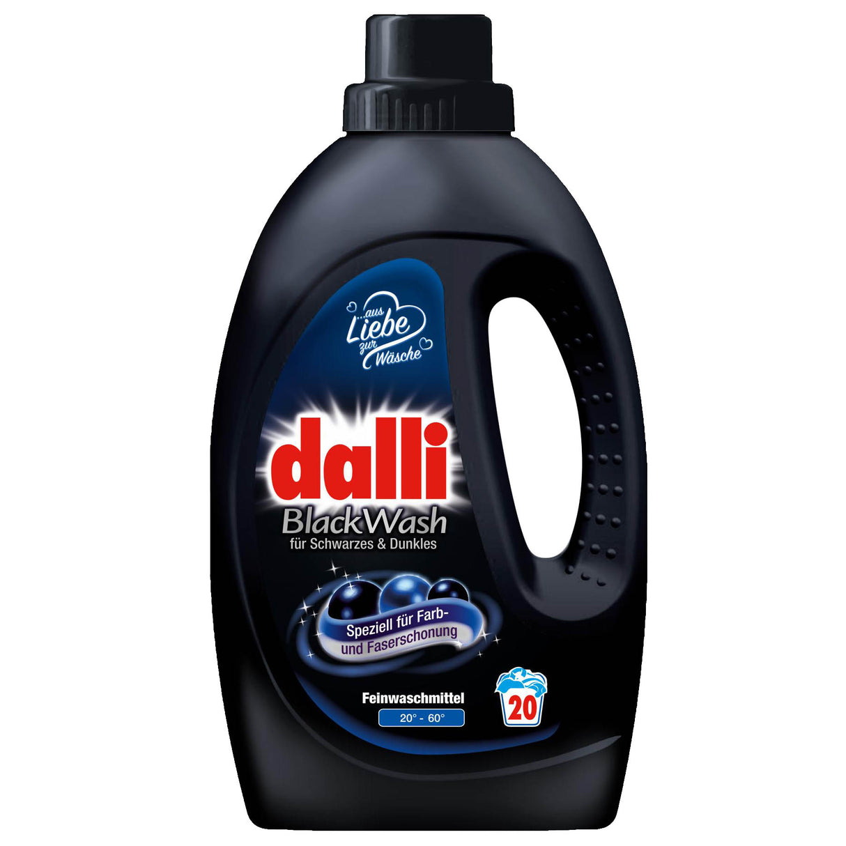 Detergent lichid pentru rufe negre sau haine inchise la culoare BLACK WASH DALLI 1,1L / 20 spalari
