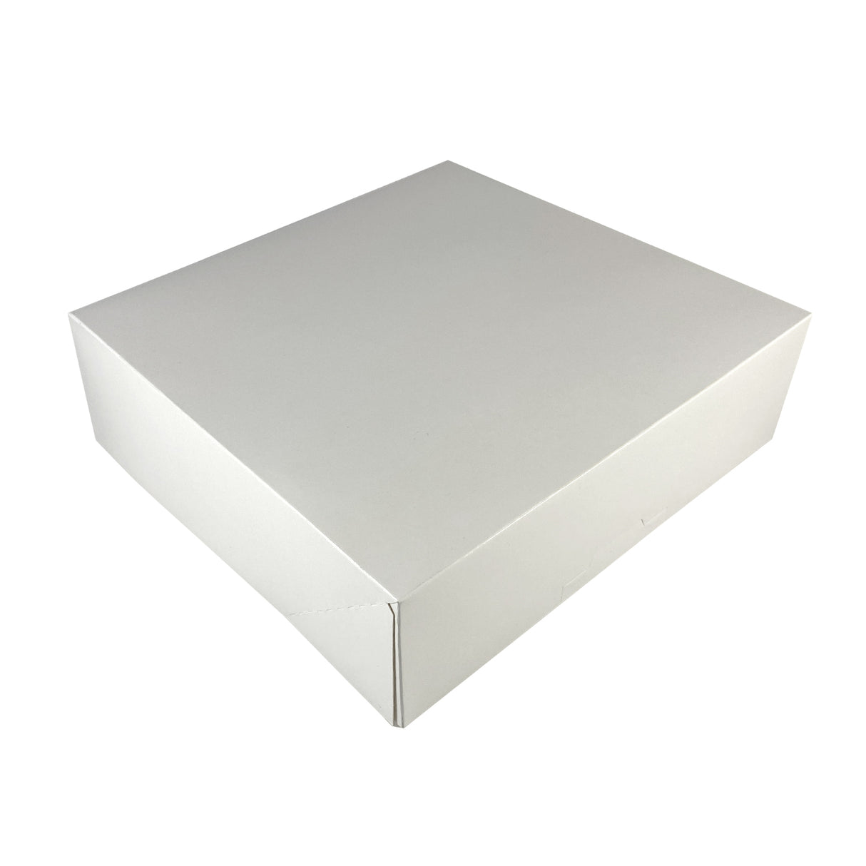 Cutie pentru prăjituri, BLANC, cu capac atașat, 25x25x8 cm