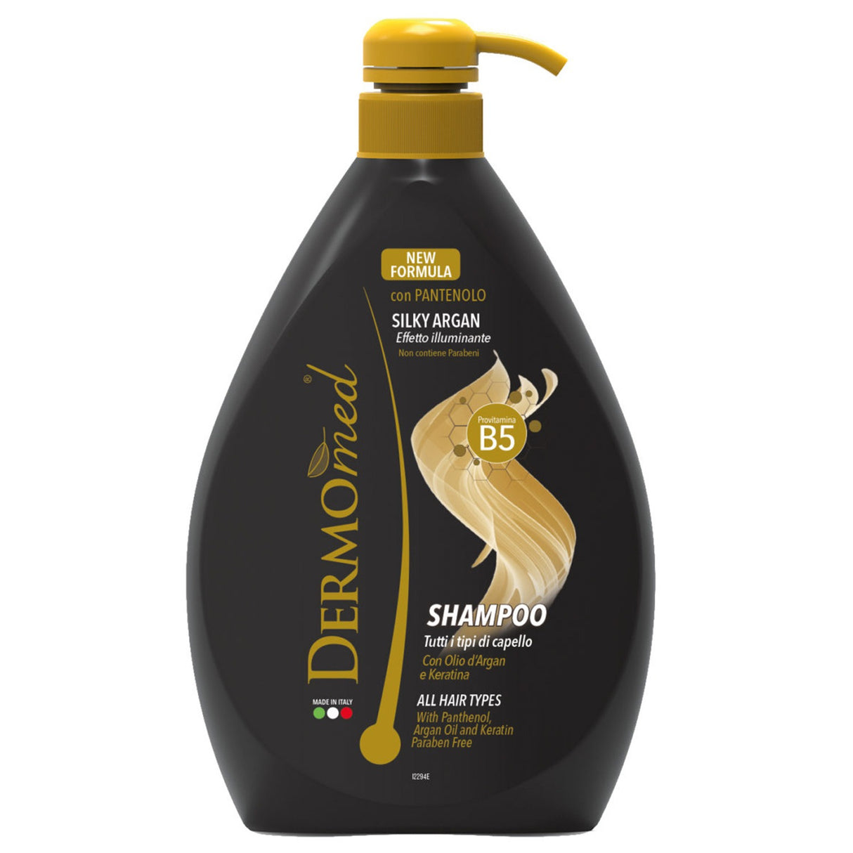 Sampon cu argan si keratina, Dermomed, 1 L