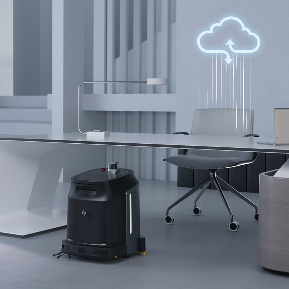 Robot 4-în-1 autonom profesional, Phantas, funcții A.I, uz comercial