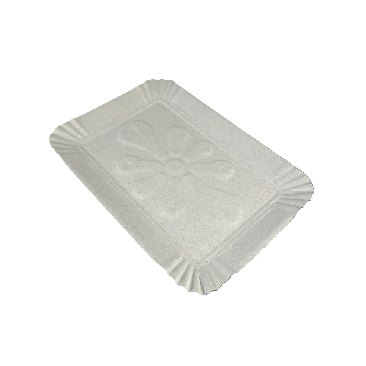 Tăviță pentru prăjituri, din carton, T6, alb, 19.5x13.5, (100buc/set)