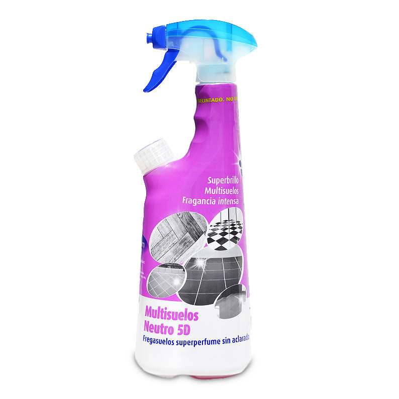 Detergent pardoseli superconcentrat NEUTRAL 5D CONCENTRALIA® 425 ml, fara clatire, cu parfum intens