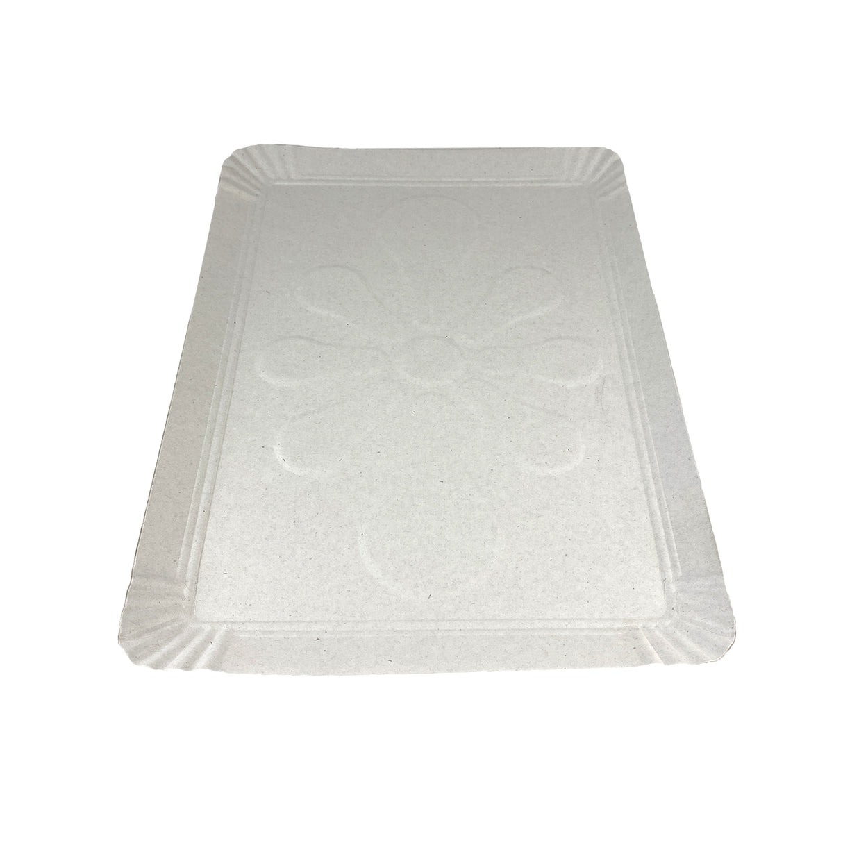 Tăviță pentru prăjituri, din carton, T12, alb, 34,5 x 24,5 cm, (100 buc/set)