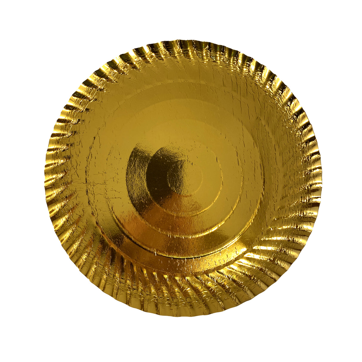 Farfurie din carton, aurie, 30 cm, (100buc/set)