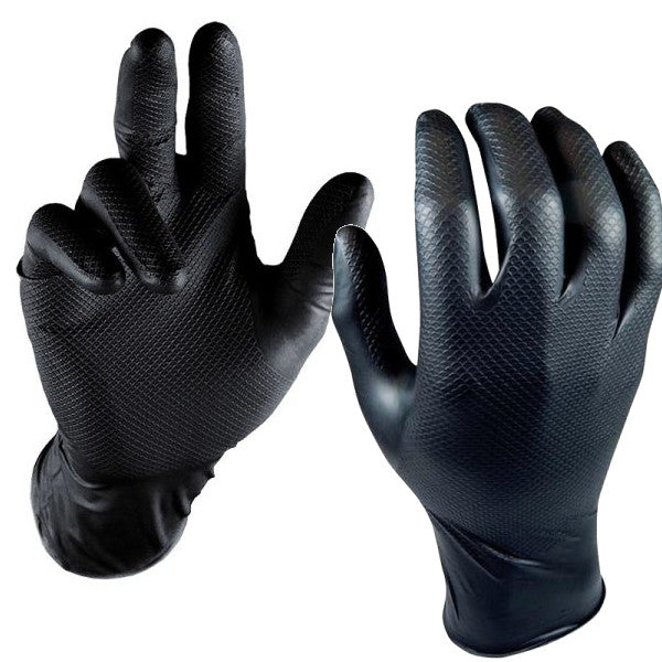 Manusi extrem de rezistente, din nitril, texturate, nepudrate,EMPEROR DR MAYER marimea M de unica folosinta, (50buc/set)