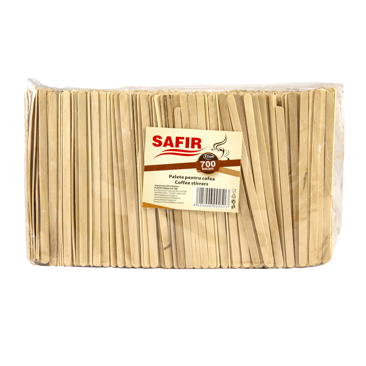 Bețișoare pentru cafea, lemn 11cm, (700buc/set)