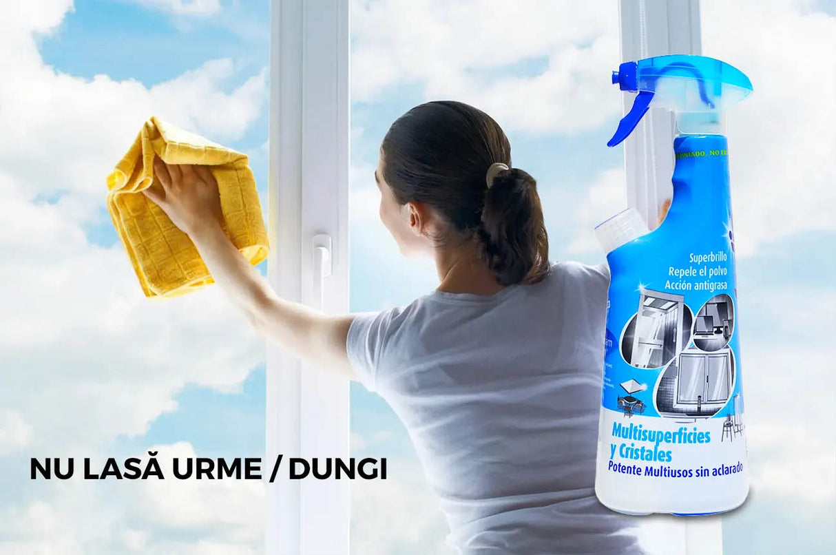 Detergent superconcentrat pentru multisuprafete si STICLA, CONCENTRALIA® 425 ml, degresant, antistatic cu efect de stralucire