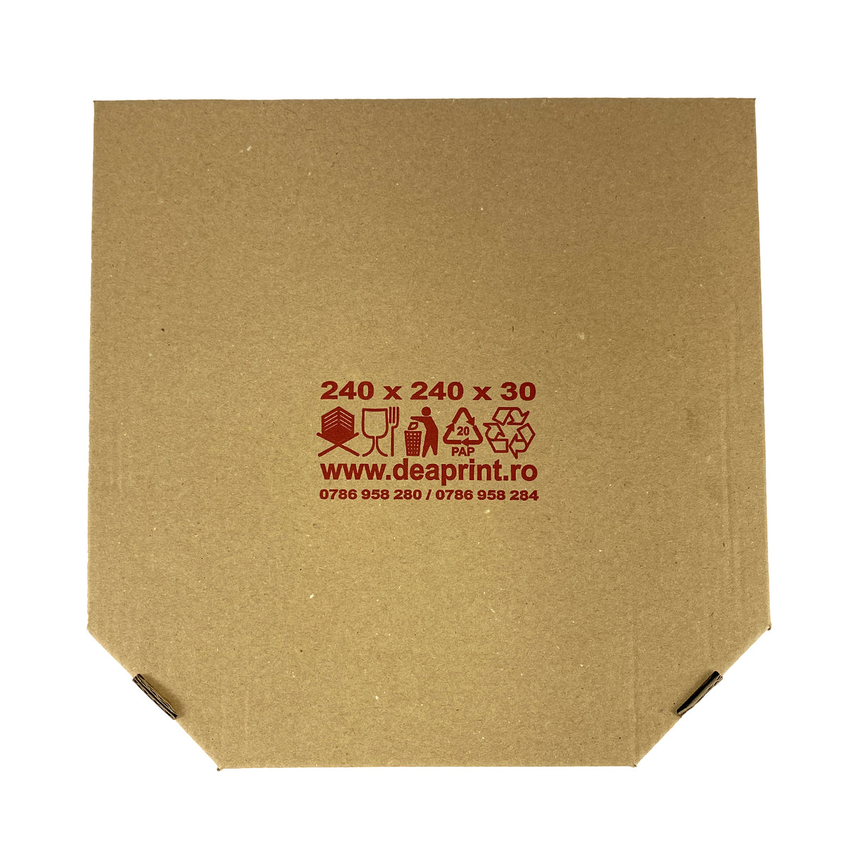 Cutie pentru pizza 24x24 cm, (100 buc/set)