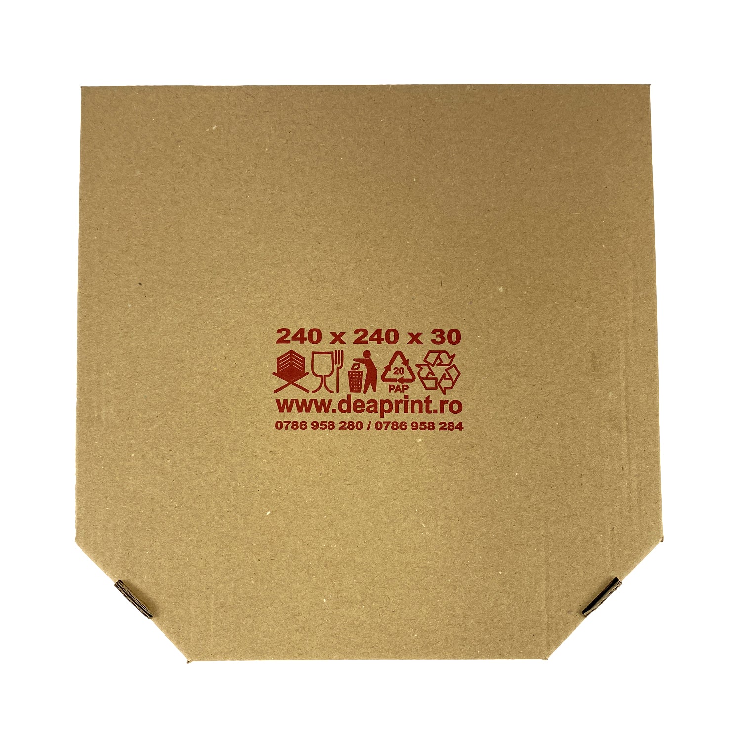 Cutie pentru pizza 24x24 cm, (100 buc/set)