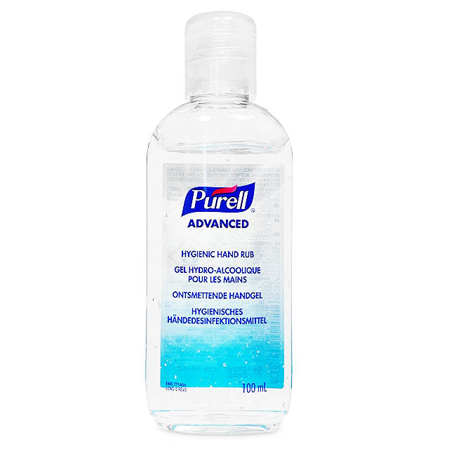 Gel antibacterian dezinfectant pentru maini PURELL 100 ml, cu aviz, cu capac, testat dermatologic