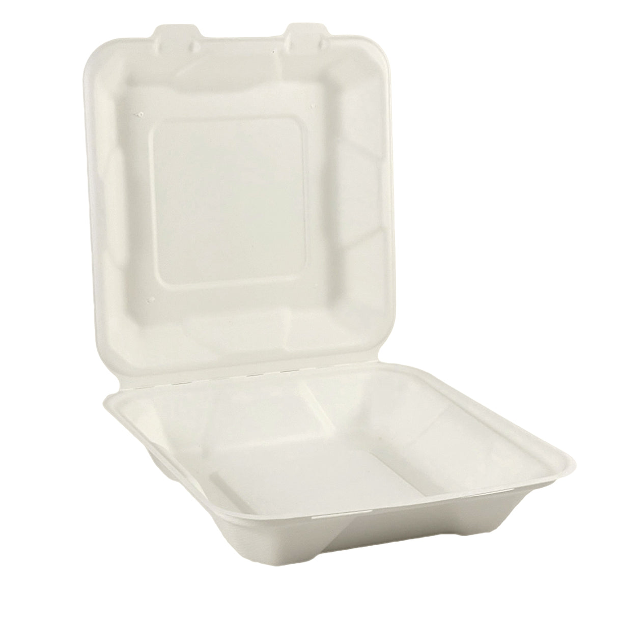 Caserola meniu, biodegradabila, 1 compartiment, 20x20x7 cm, (50buc/set)