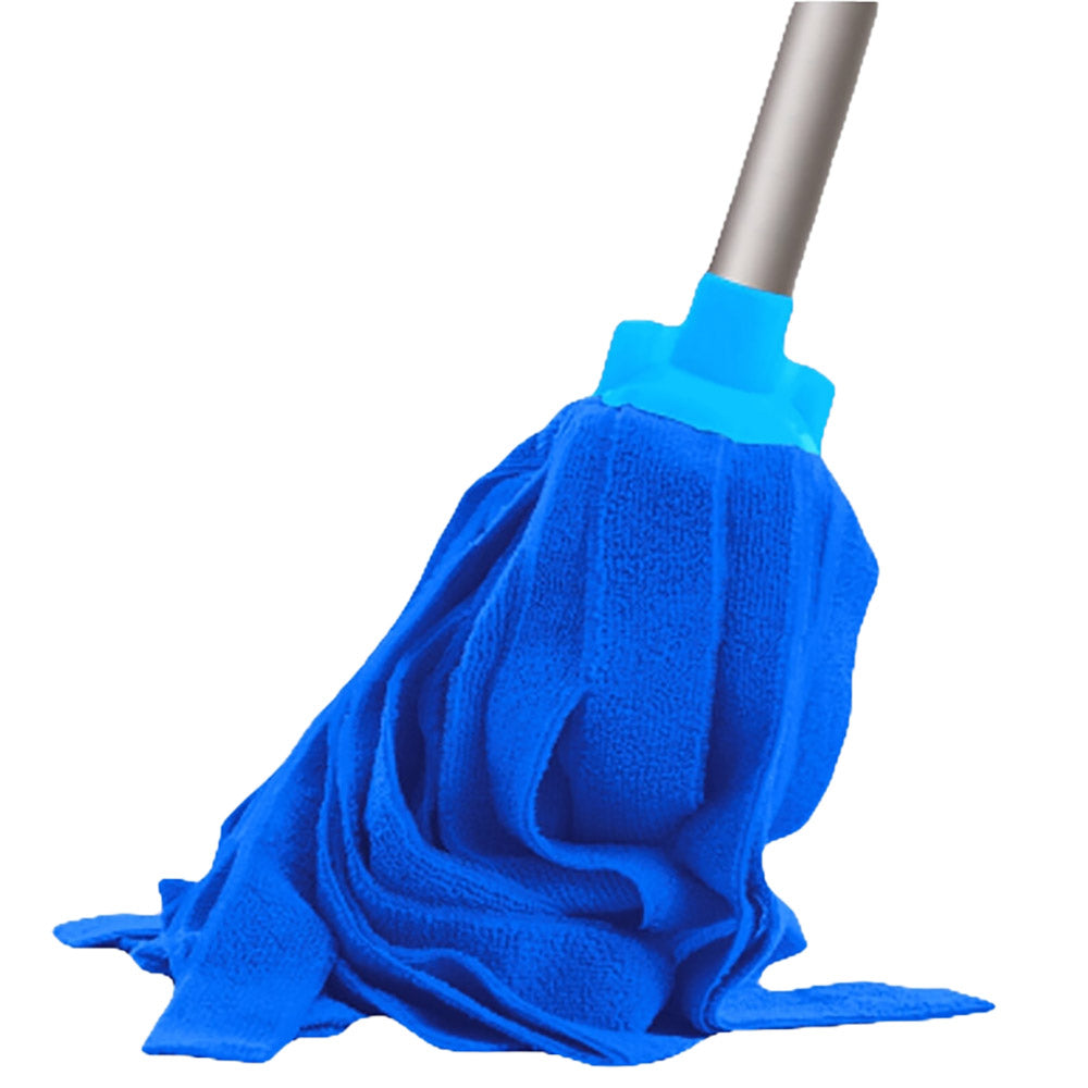 Rezerva Mop din microfibra, cu filet, de culoare albastra, 150g