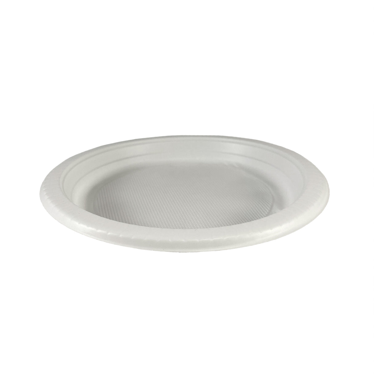 Farfurie din plastic (PP) de unica folosinta, alb, 21 cm, (50buc/set)