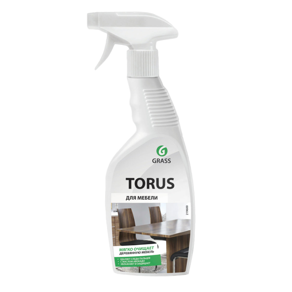Detergent pentru curatare lemn si polish pentru lemn, Grass Torus, 600 ml