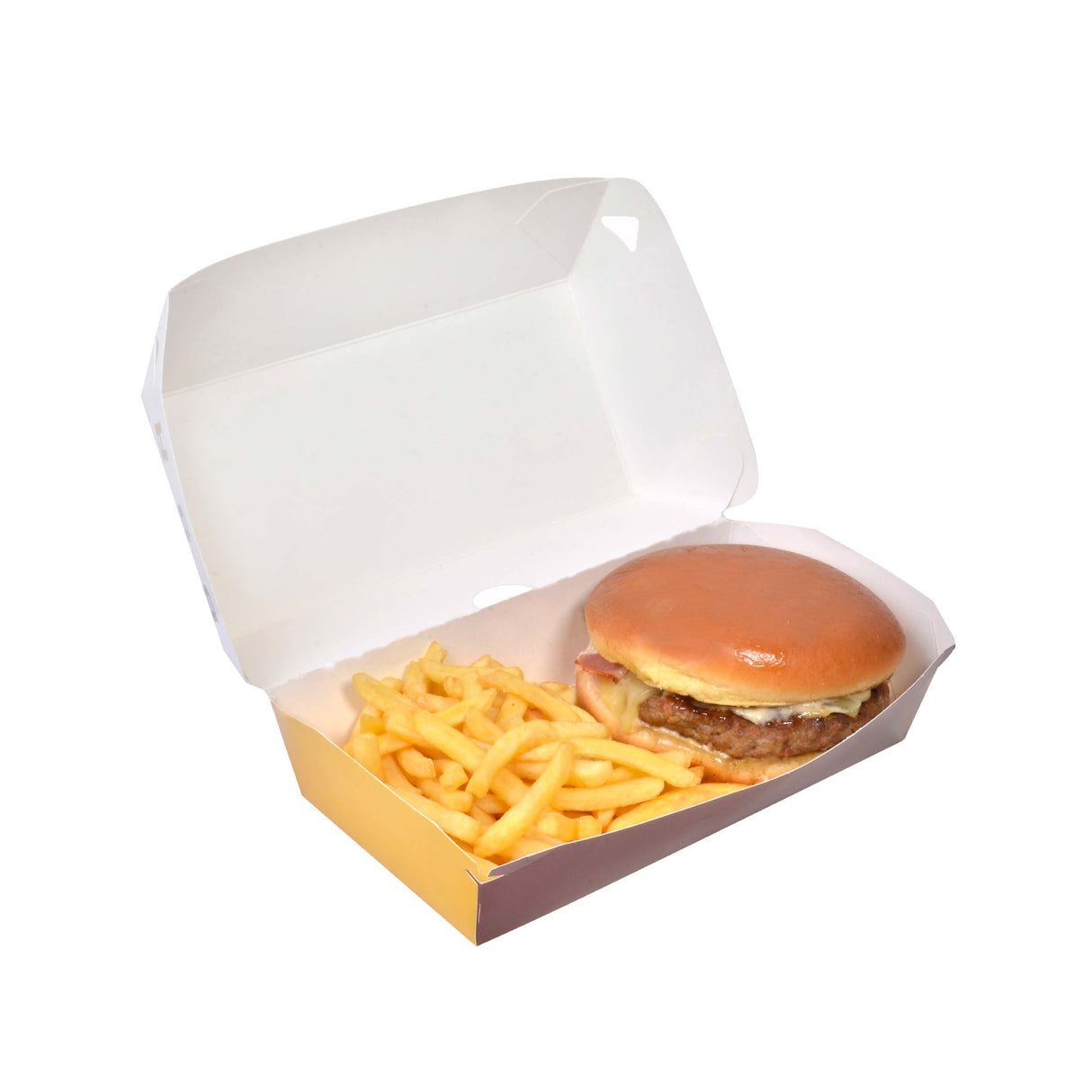 Cutie pentru catering, pentru burger, natur, 20x10x8.5 cm