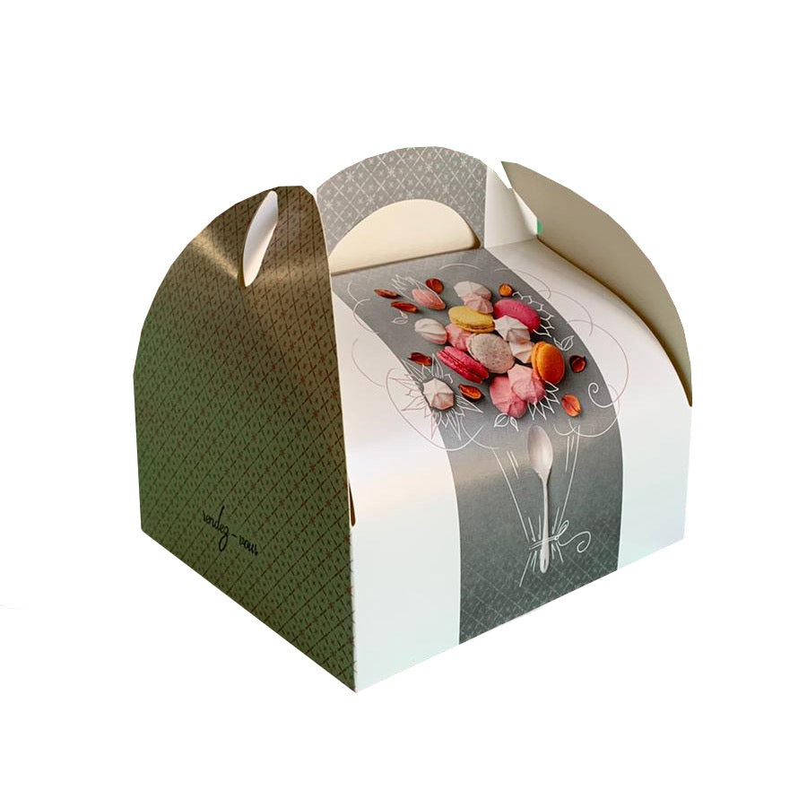 Cutie pentru tort, REVO, cu capac atașat, 17x15,5x5,5cm