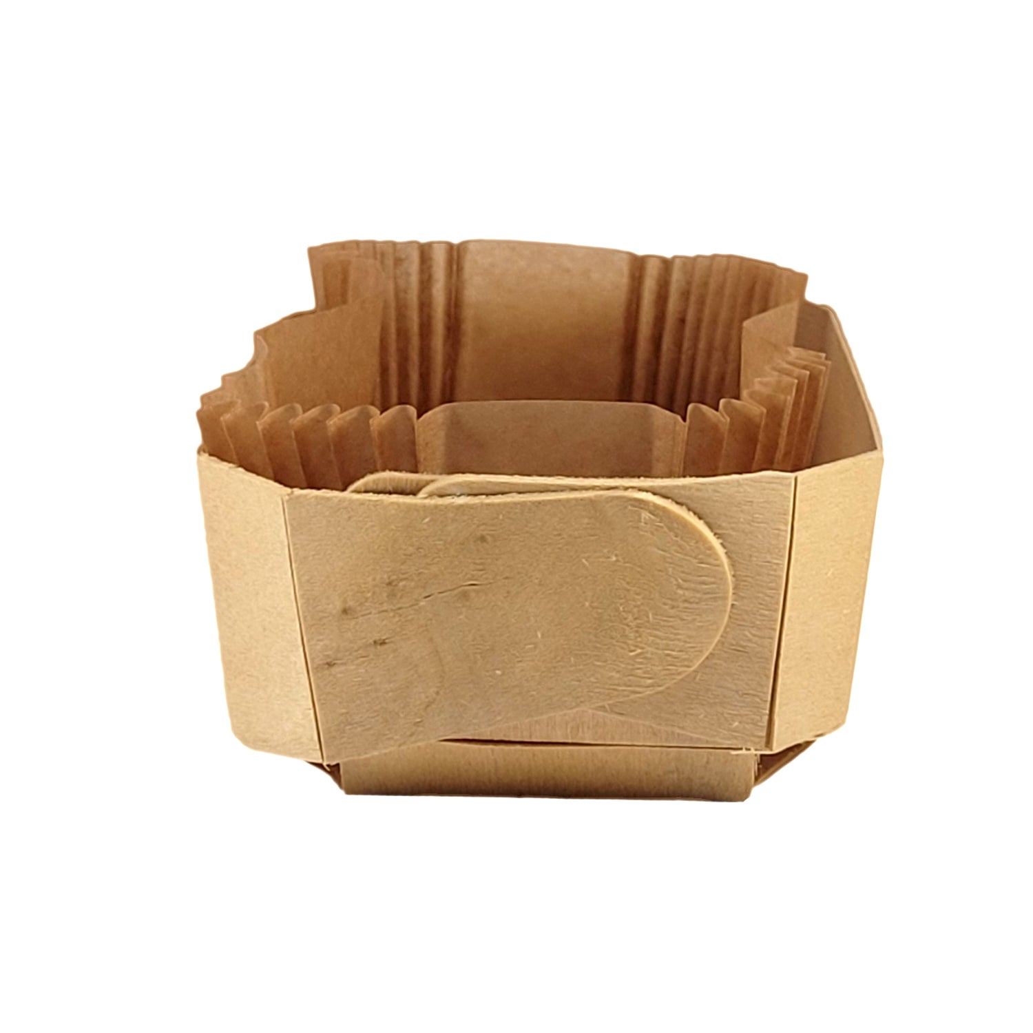 Forma pentru copt cozonac, din lemn cu foita, 18,5x11,5x6 cm, 350g