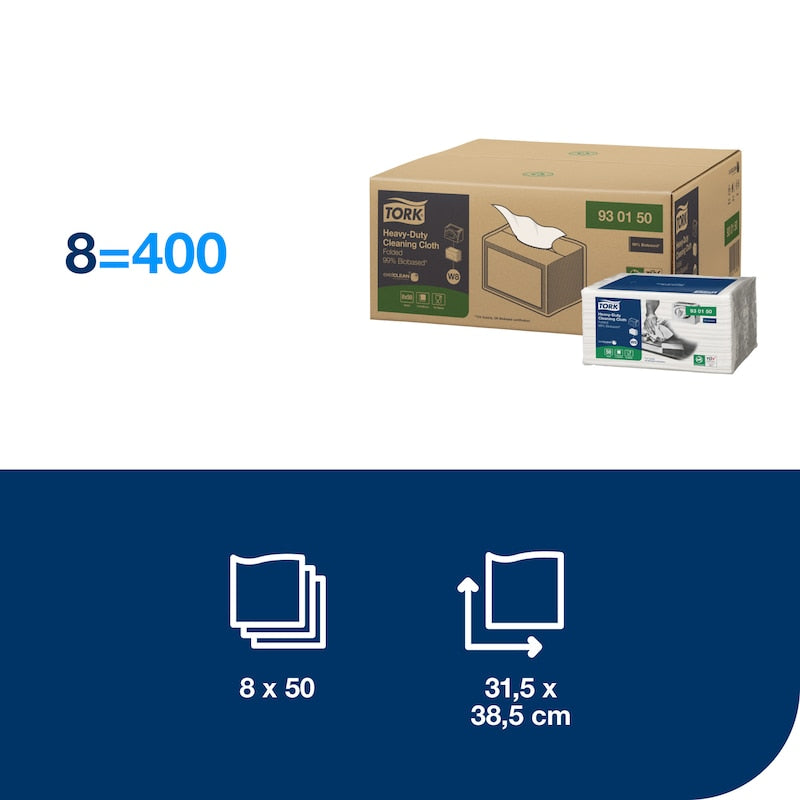 Tork Lavete de Curățare Ultra-rezistente Alb W8