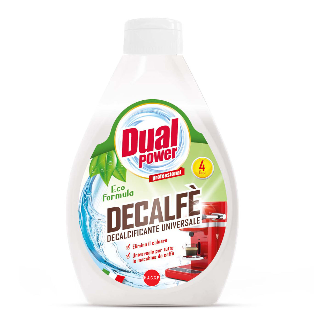 Solutie profesionala anticalcar pentru cafetiere, Dual Power, 300 ml