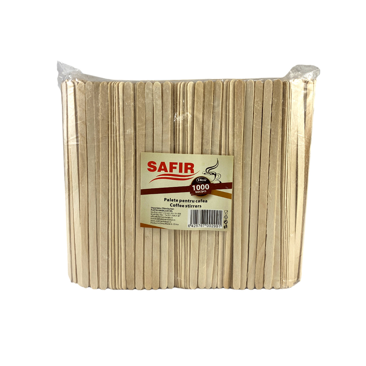 Bețe pentru cafea din lemn 14cm, (1000buc/set)