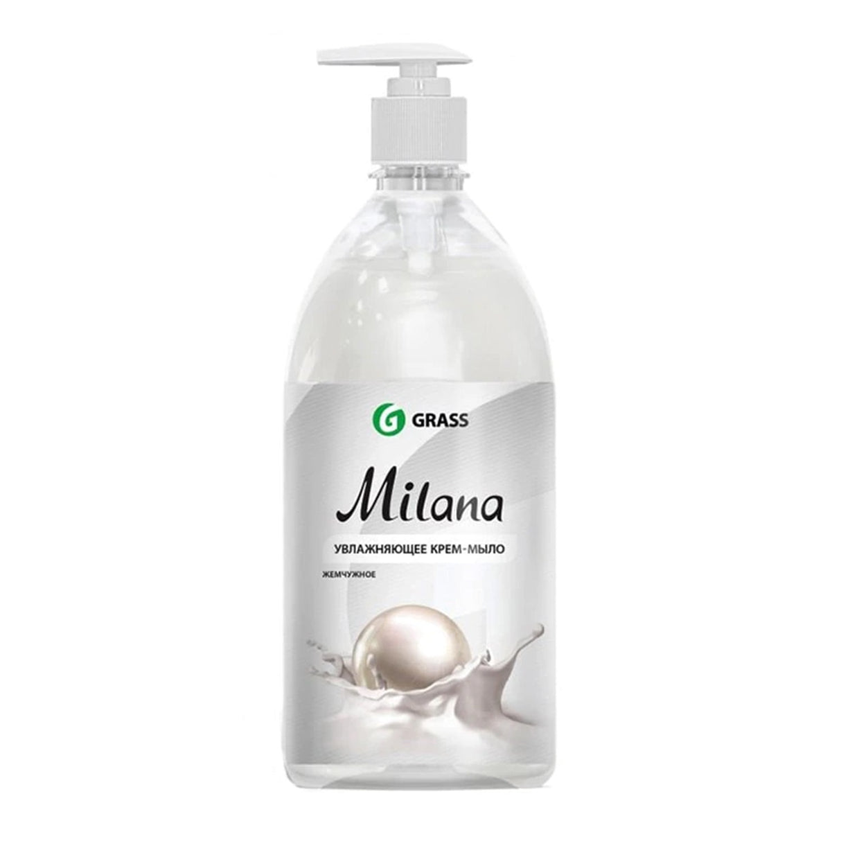 Sapun lichid perlat cu pompita, Grass Milana, 500 ml