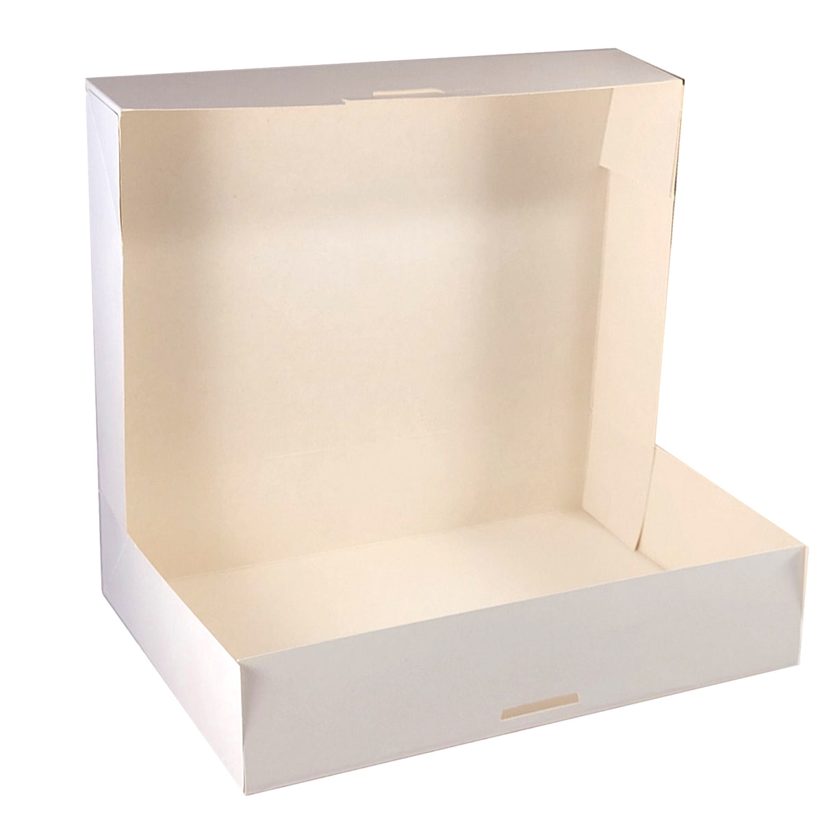 Cutie pentru prăjituri, BLANC, cu capac atașat, 28x20x6cm