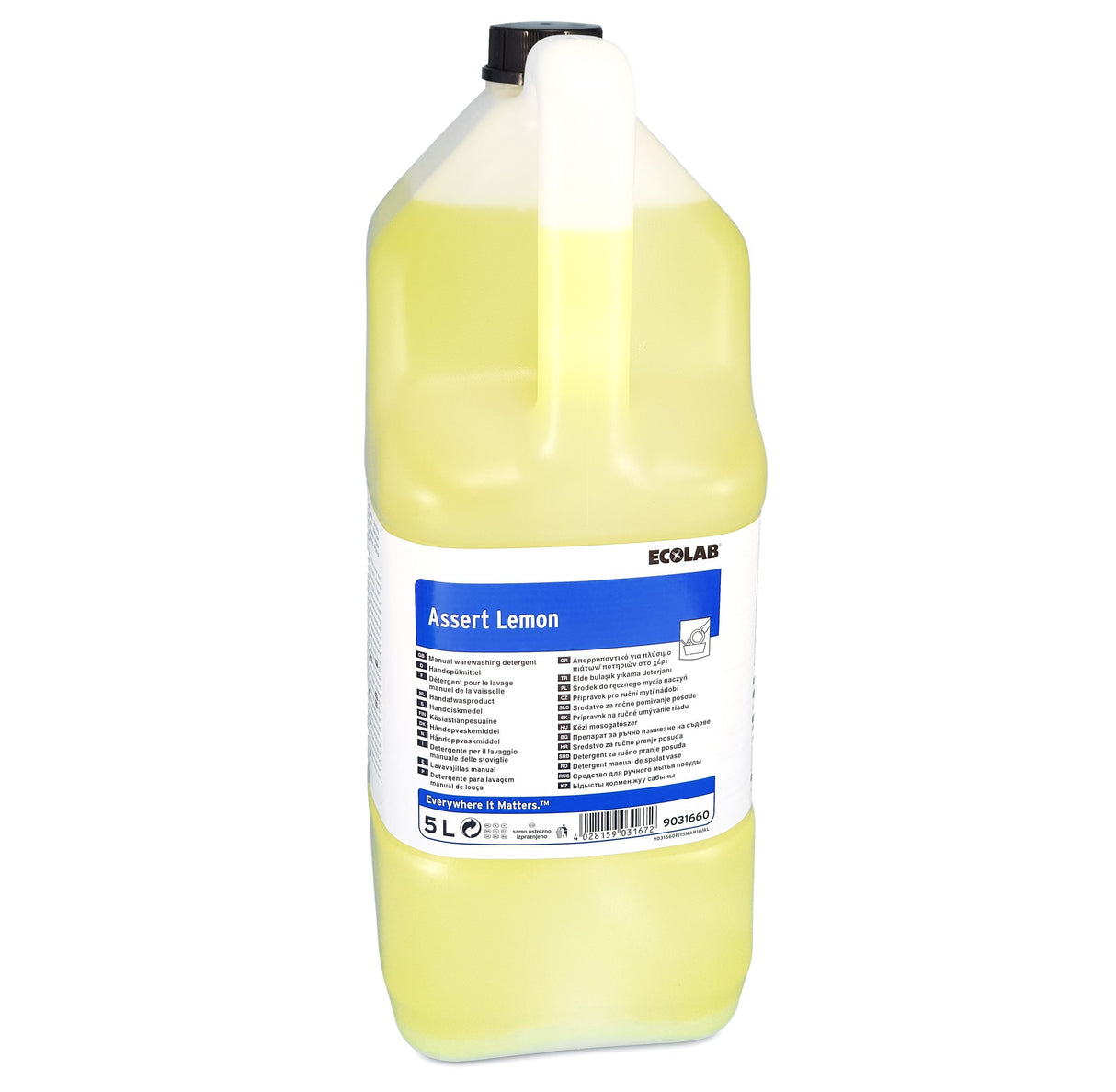 Ecolab Assert Lemon, detergent de vase superconcentrat spumant, 5L