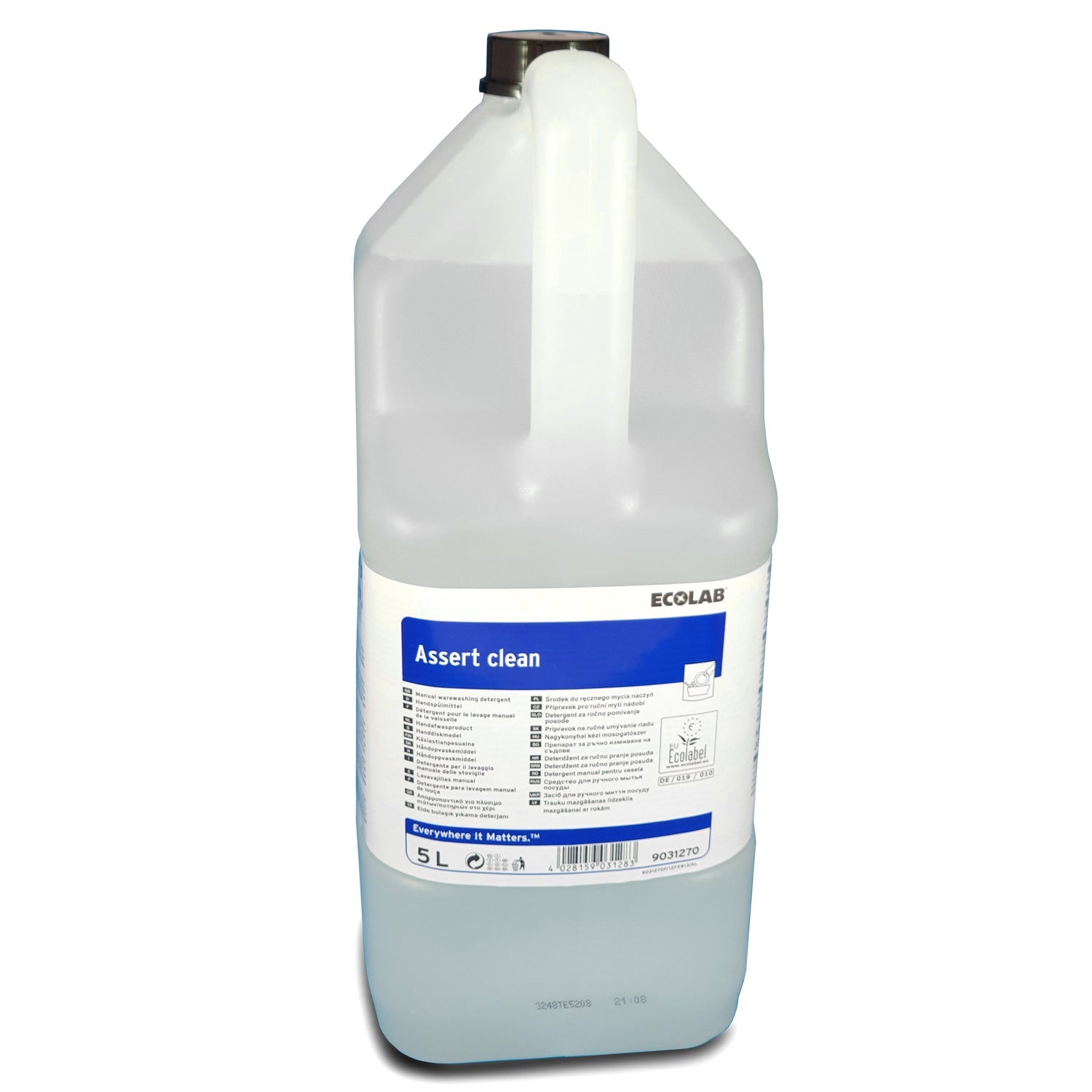 Ecolab Assert Clean, detergent pentru veselă și ustensile de bucătărie, 5L