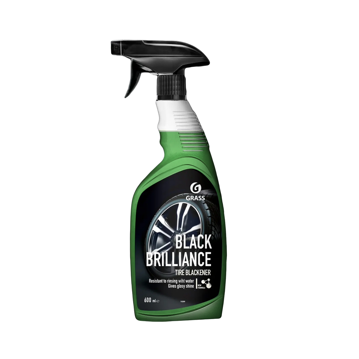 Soluție cu efect de lustruire și strălucire a anvelopelor, Grass Black Brilliance, 600ml
