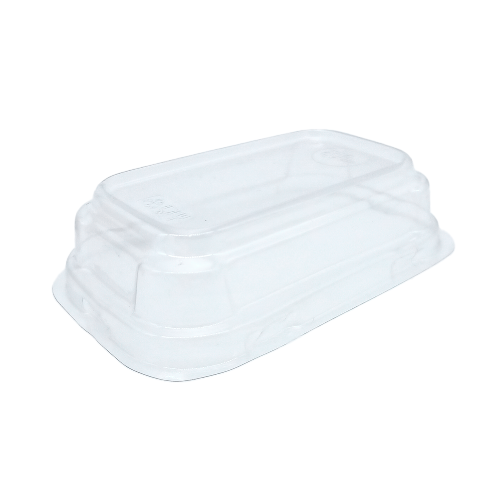 Capac plastic pentru formă de copt mini chec, transparent, 11,8x7x2,7cm, (50buc/set)