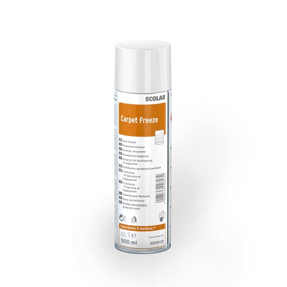 Ecolab Carpet Freeze, soluție pentru îndepărtarea gumei de mestecat de pe textile, 500ml