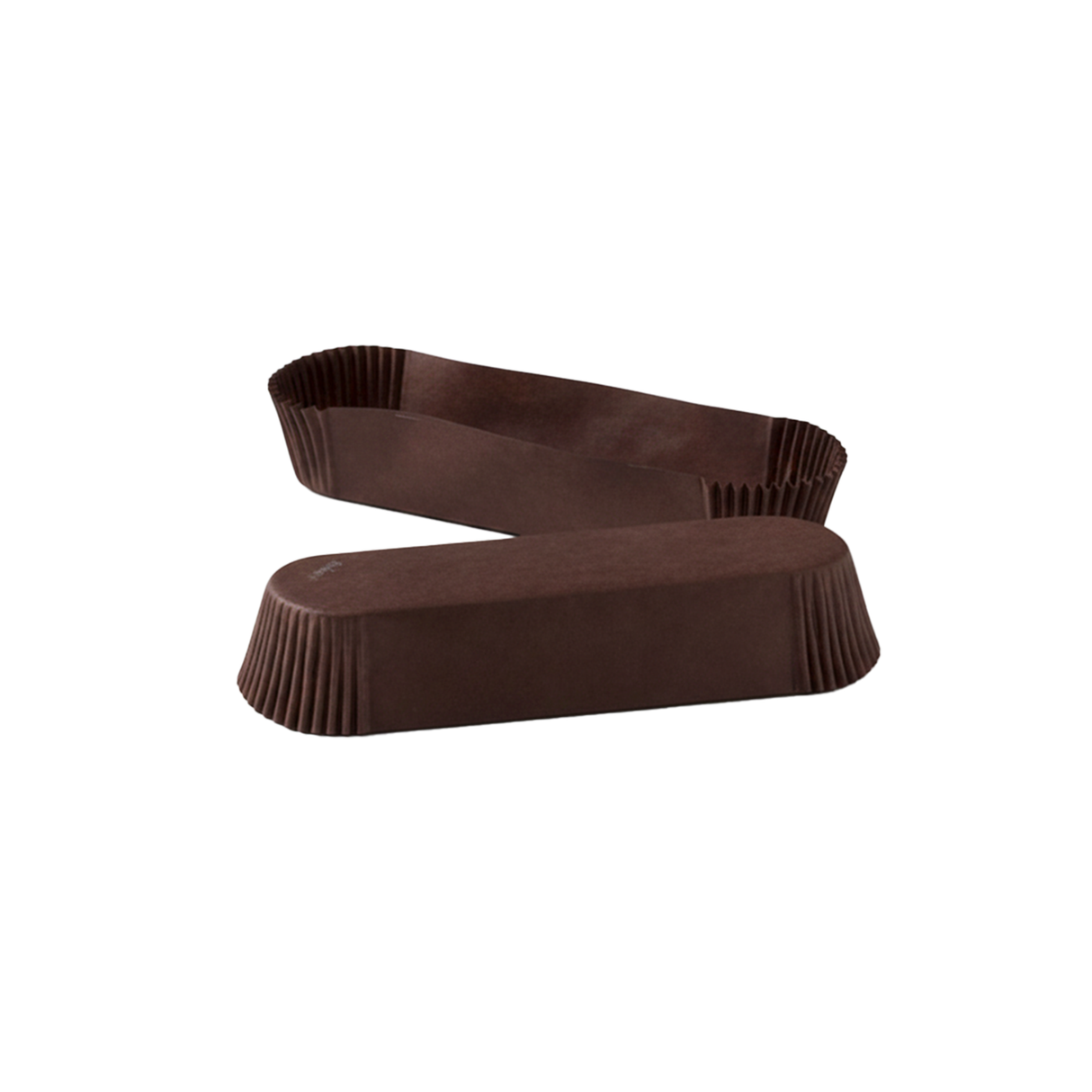 Chese eclere pentru copt, hârtie, 10,5 x 4 x 2,5 cm, maro (1000buc/set)