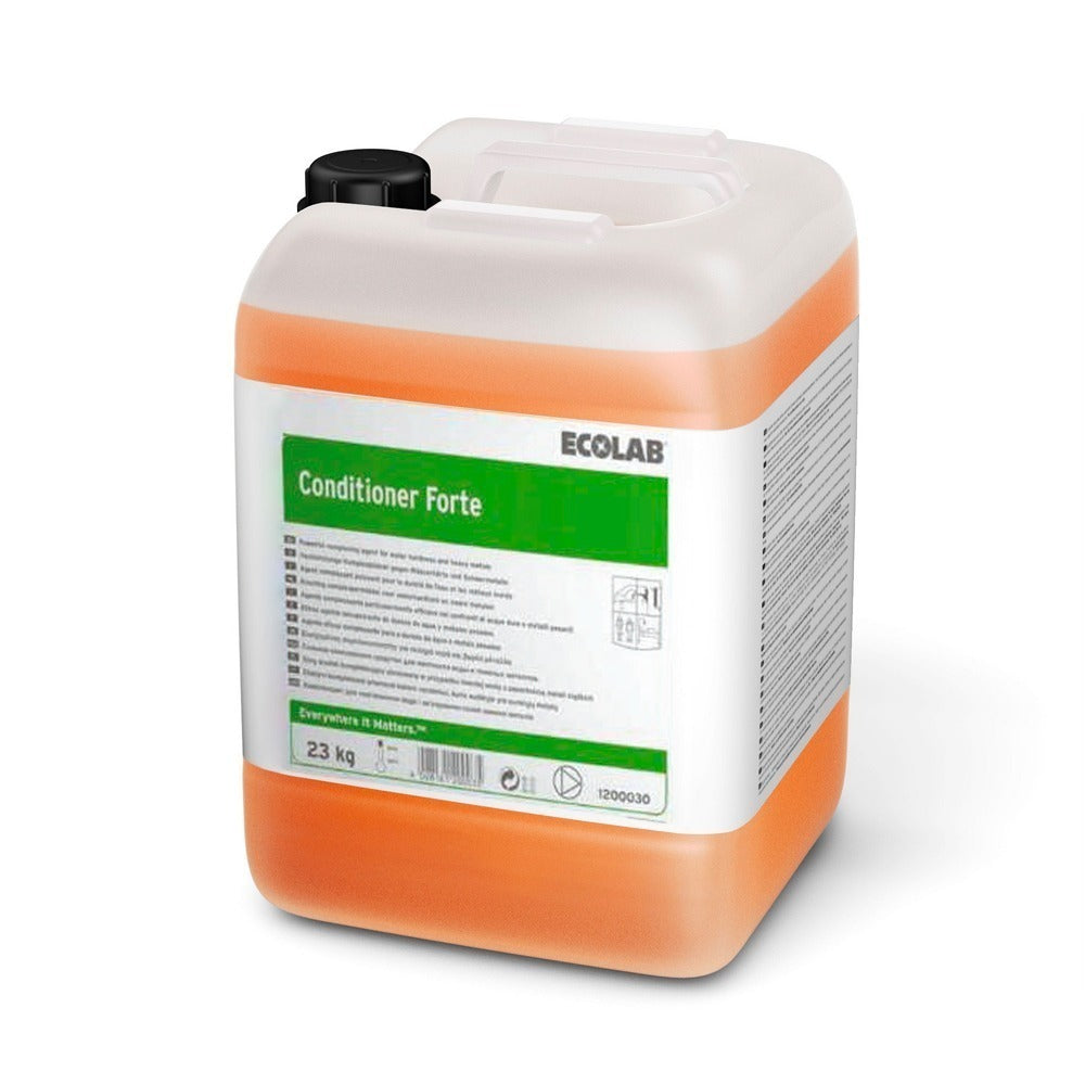 Ecolab Conditioner Forte, aditiv complexant lichid pentru orice tip de textile, 23kg