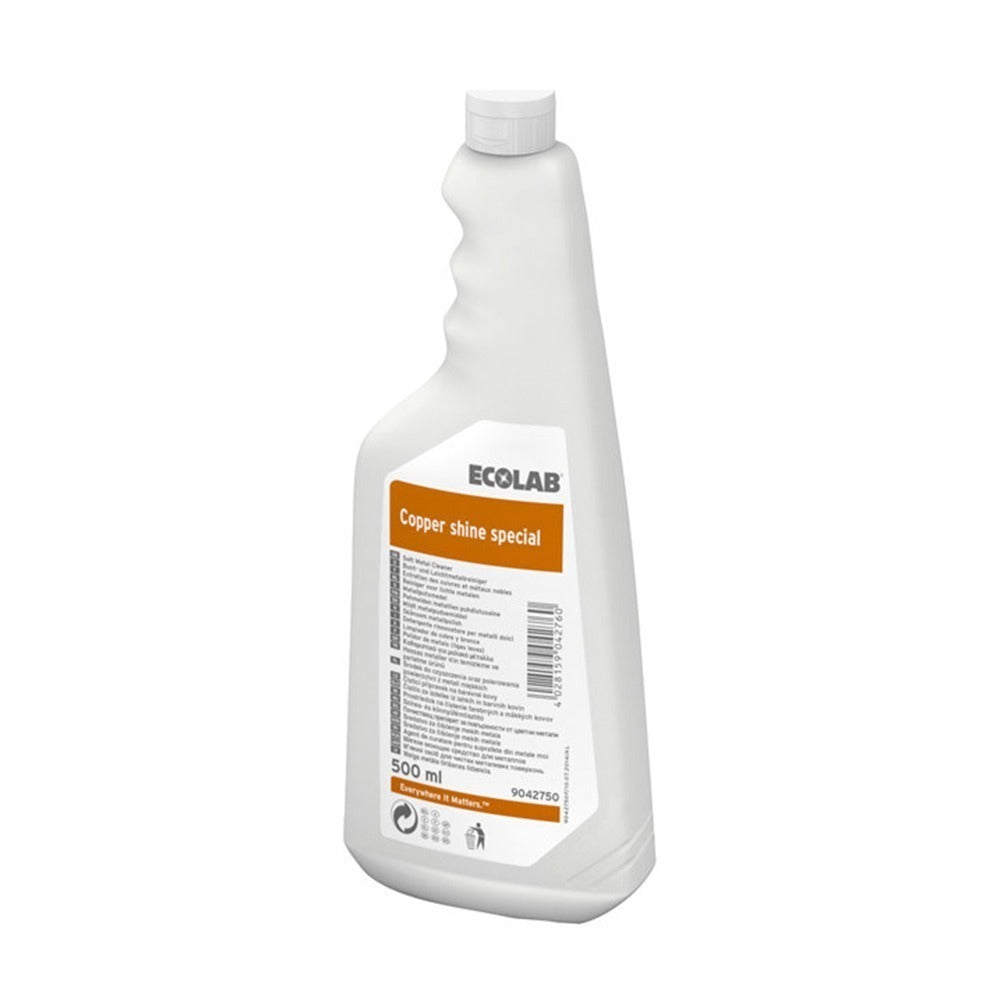 Ecolab Copper Shine Special, soluție pentru curățat și lustruit cupru, alamă, bronz, 500ml