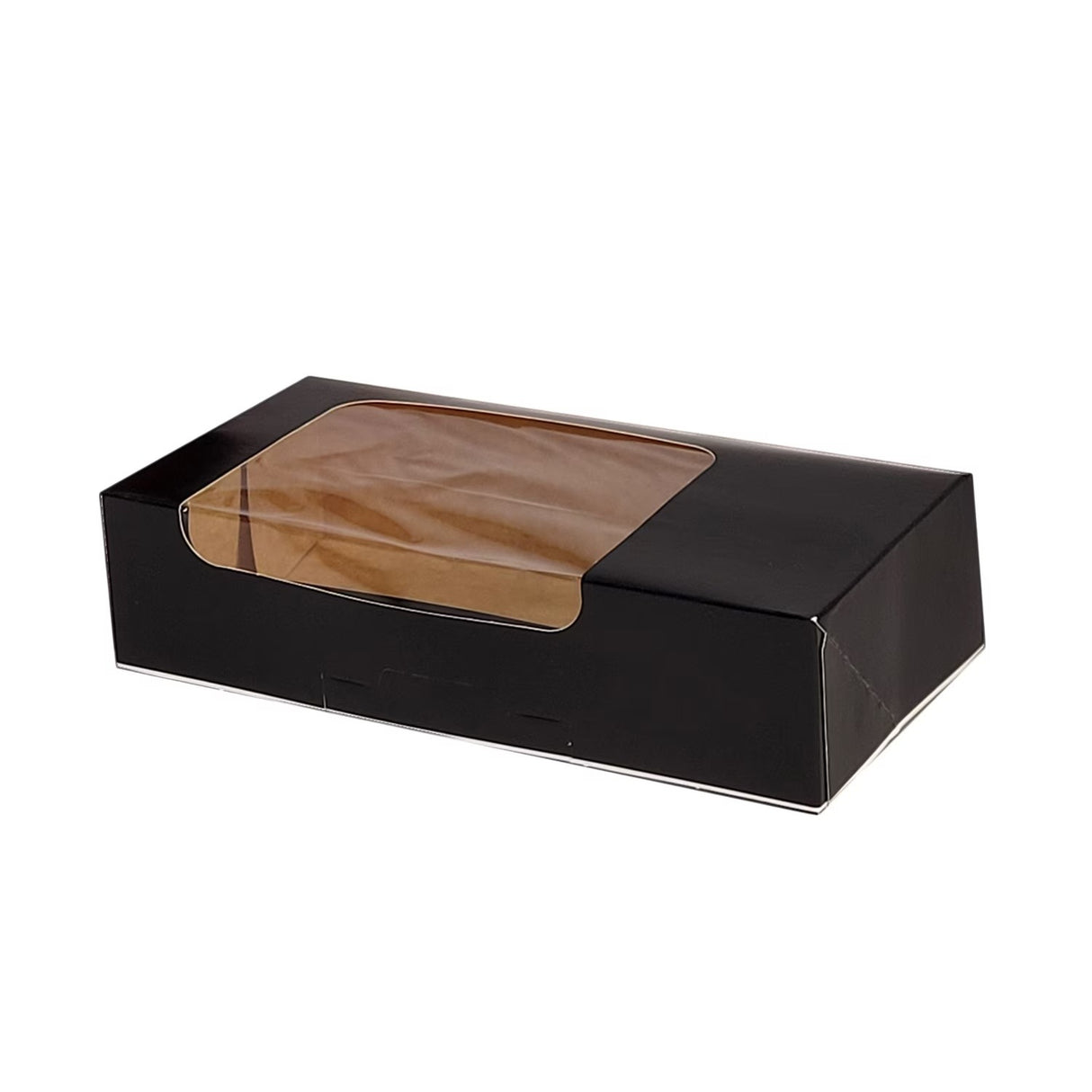 Cutie pentru prăjituri, NOIRE, cu capac atașat, 20x10,5x5cm