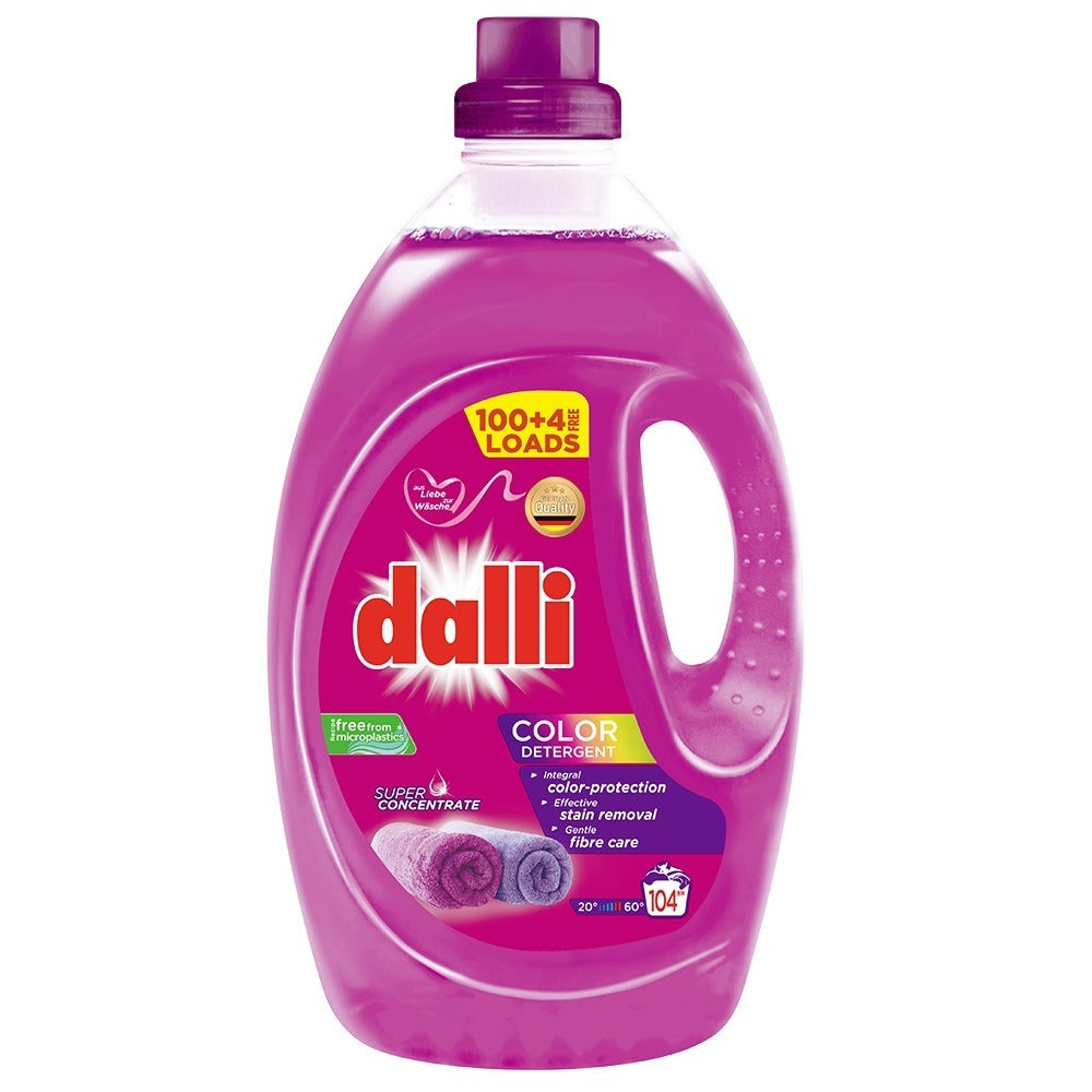Detergent lichid pentru rufe colorate super concentrat COLOR DALLI 3.65l / 104 spalari