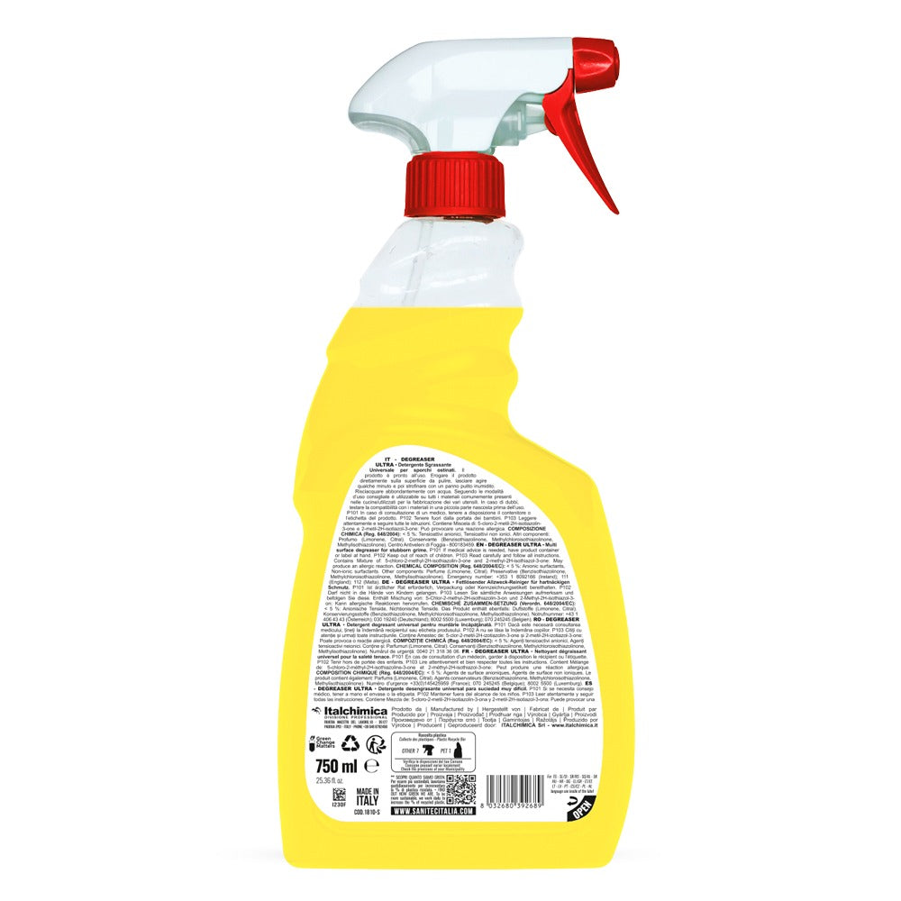 Degresant universal, Sanitec Sgrassatore Ultra Degreaser, lămâie, 750ml