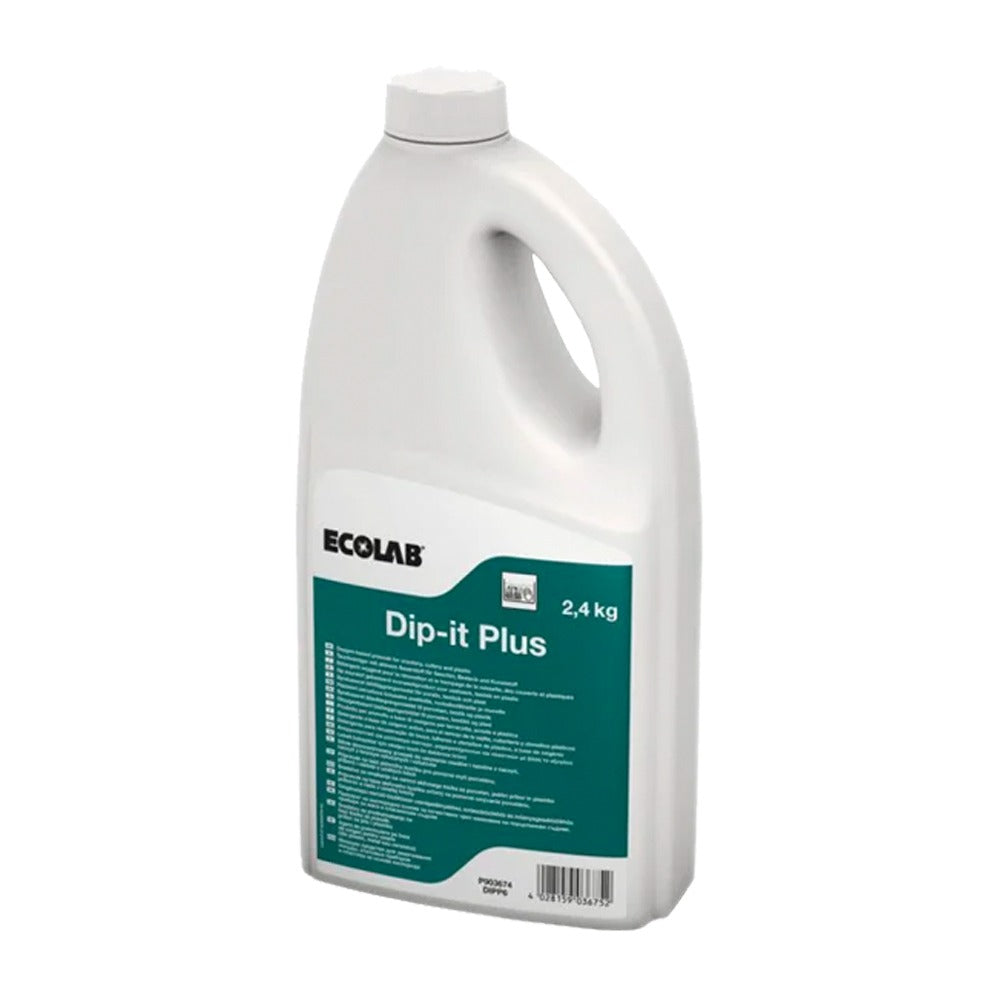 Ecolab Dip-it Plus, detergent pudră de preclătire și curățare pentru ustensile de bucătărie, 2,4kg