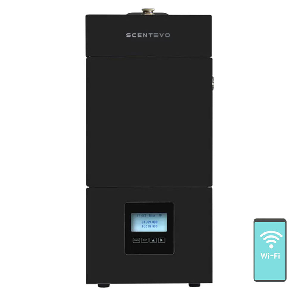 Dispozitiv odorizant profesional, Scentevo Plus, negru